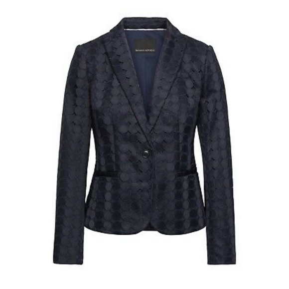 Banana Republic Jackets & Blazers - 🛍 Banana Republic Lace Embroidered Eyelet Blazer